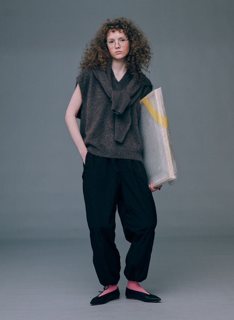 ROYAL CASHMERE FUR VEST 詳細画像 Brown 8