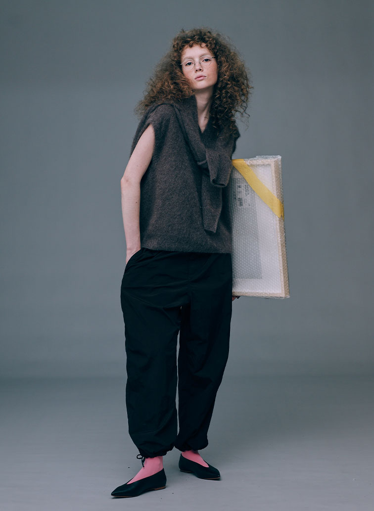 ROYAL CASHMERE FUR VEST 詳細画像 Brown 9