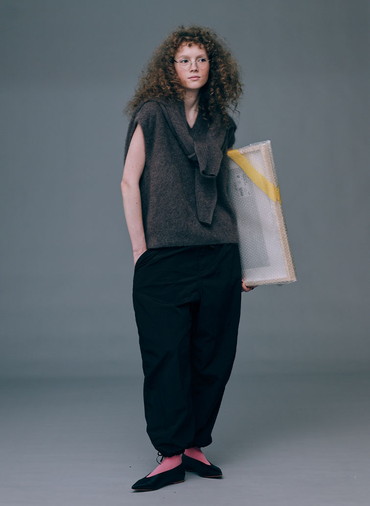 ROYAL CASHMERE FUR CREWNECK CARDIGAN 詳細画像 Brown 6