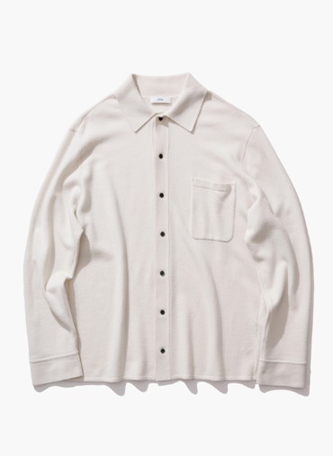 MERINO COLLEGE KNIT SHIRT