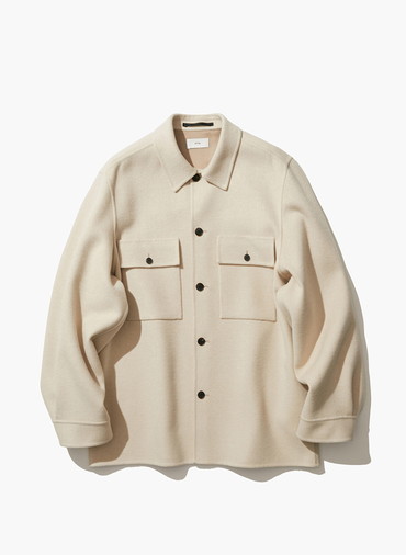 MERINO DOUBLE MELTON CPO JACKET