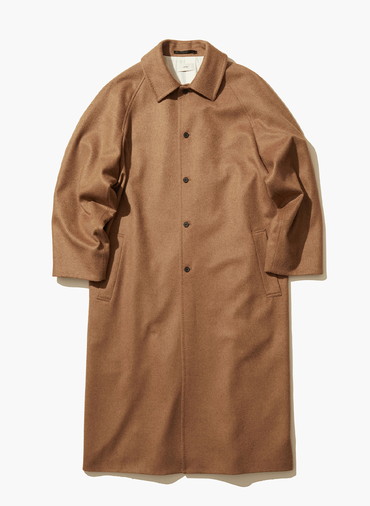 PURE CAMEL BALMACAAN COAT