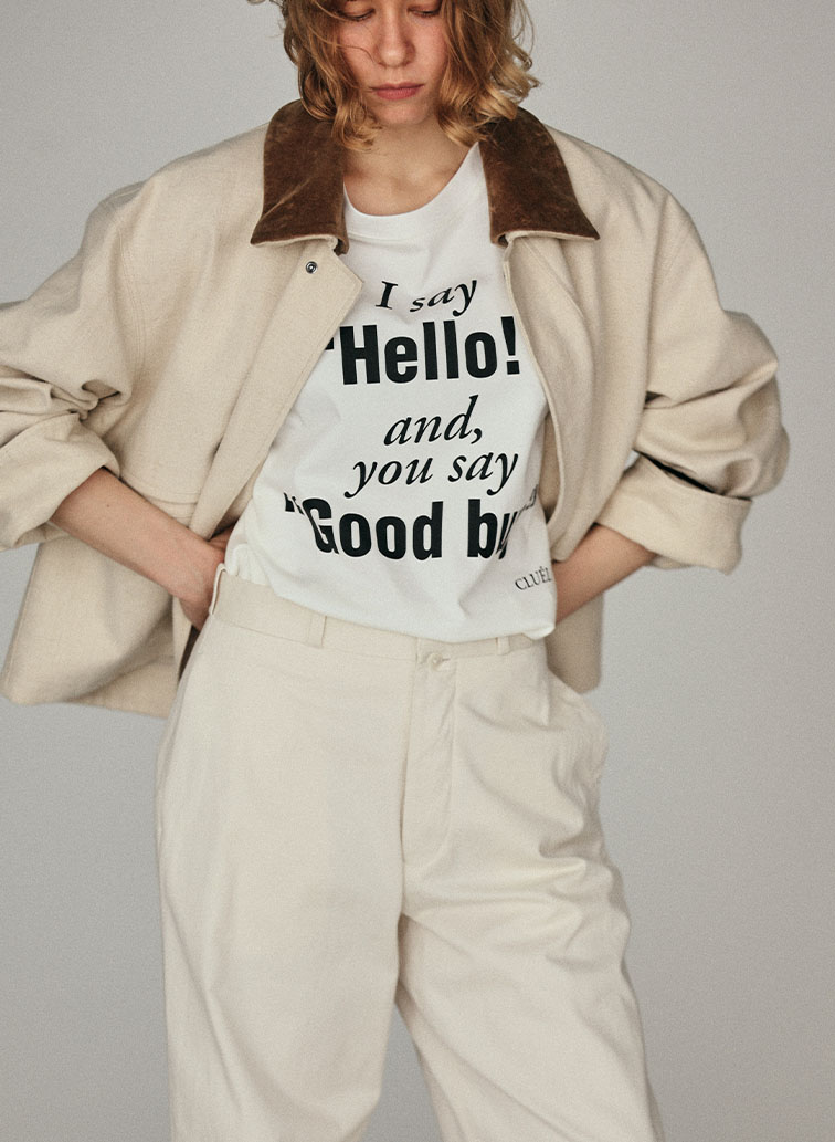 CLUÉL ORIGINAL T-SHIRT 詳細画像 White 5