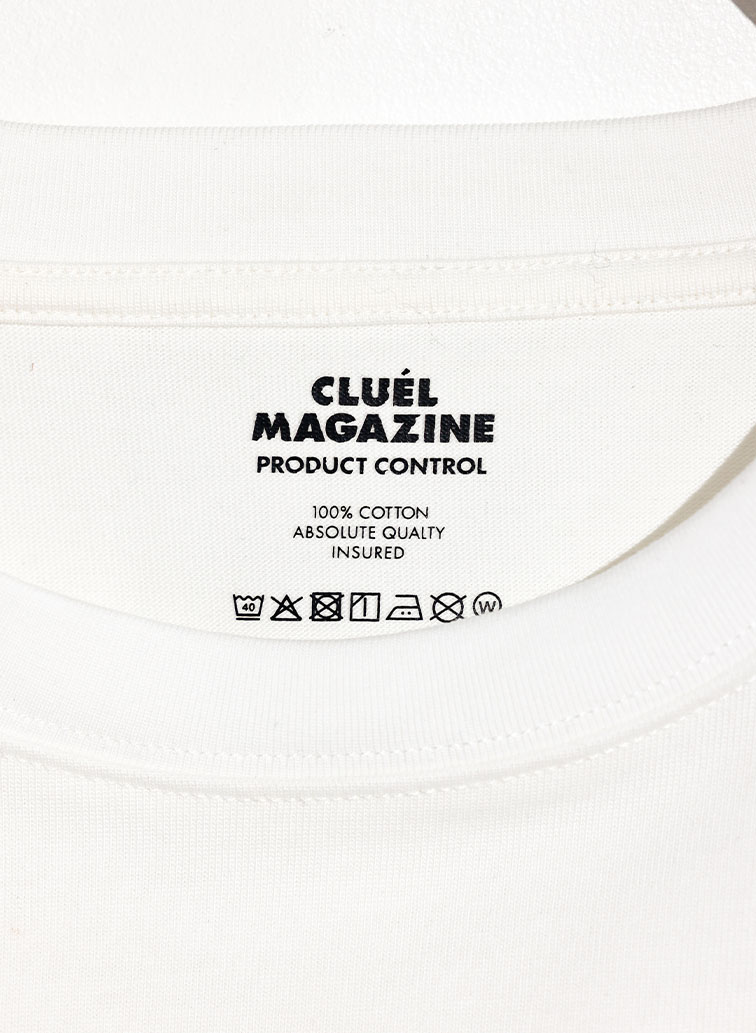CLUÉL ORIGINAL T-SHIRT 詳細画像 White 3