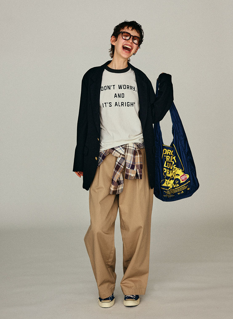 リンガープリントTシャツ 詳細画像 Black 10