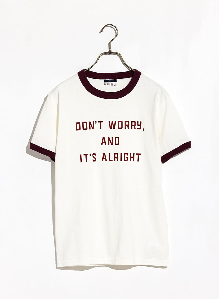 リンガープリントTシャツ 詳細画像 Red 1
