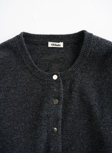MARTHA CARDIGAN 詳細画像 Charcoal Gray 3
