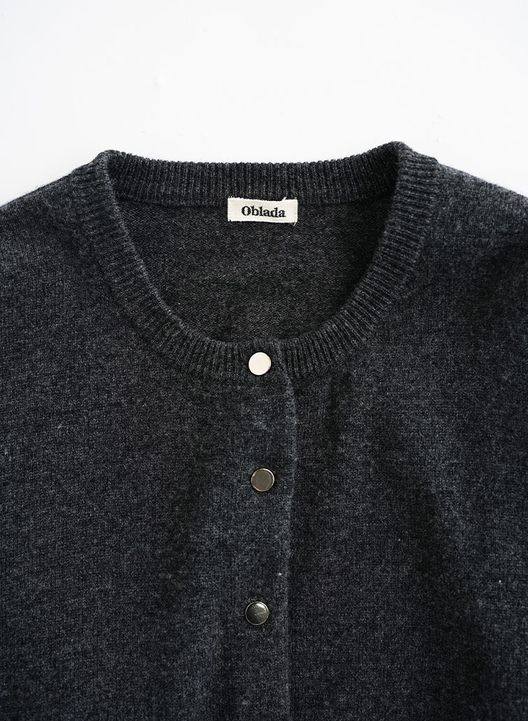 MARTHA CARDIGAN 詳細画像 Charcoal Gray 3