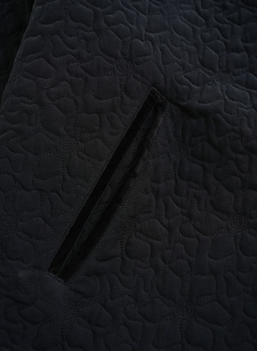 FLOWER EMBROIDERY COAT 詳細画像 Black 5