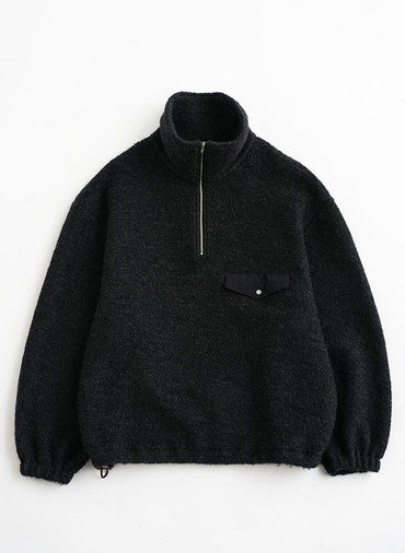 WOOL FLEECE TOPS 詳細画像 Charcoal Gray 1