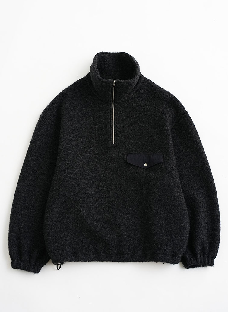 WOOL FLEECE TOPS 詳細画像 Charcoal Gray 1