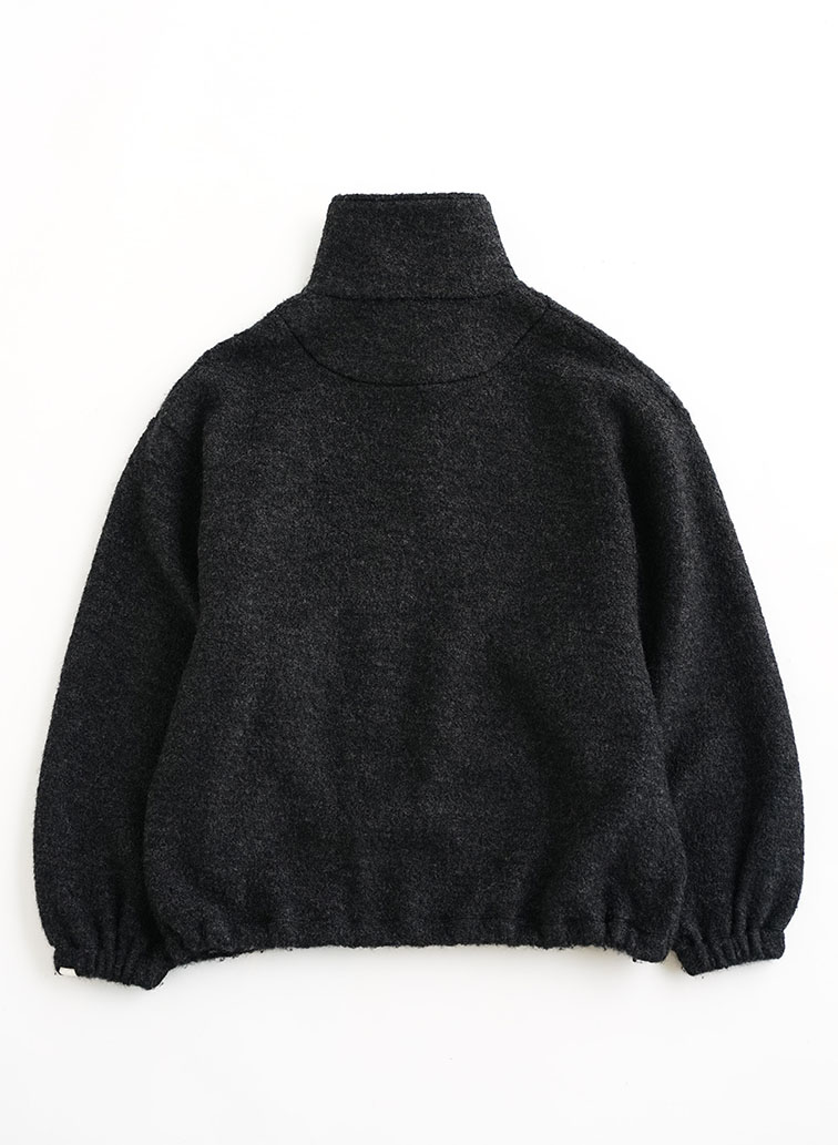 WOOL FLEECE TOPS 詳細画像 Charcoal Gray 2