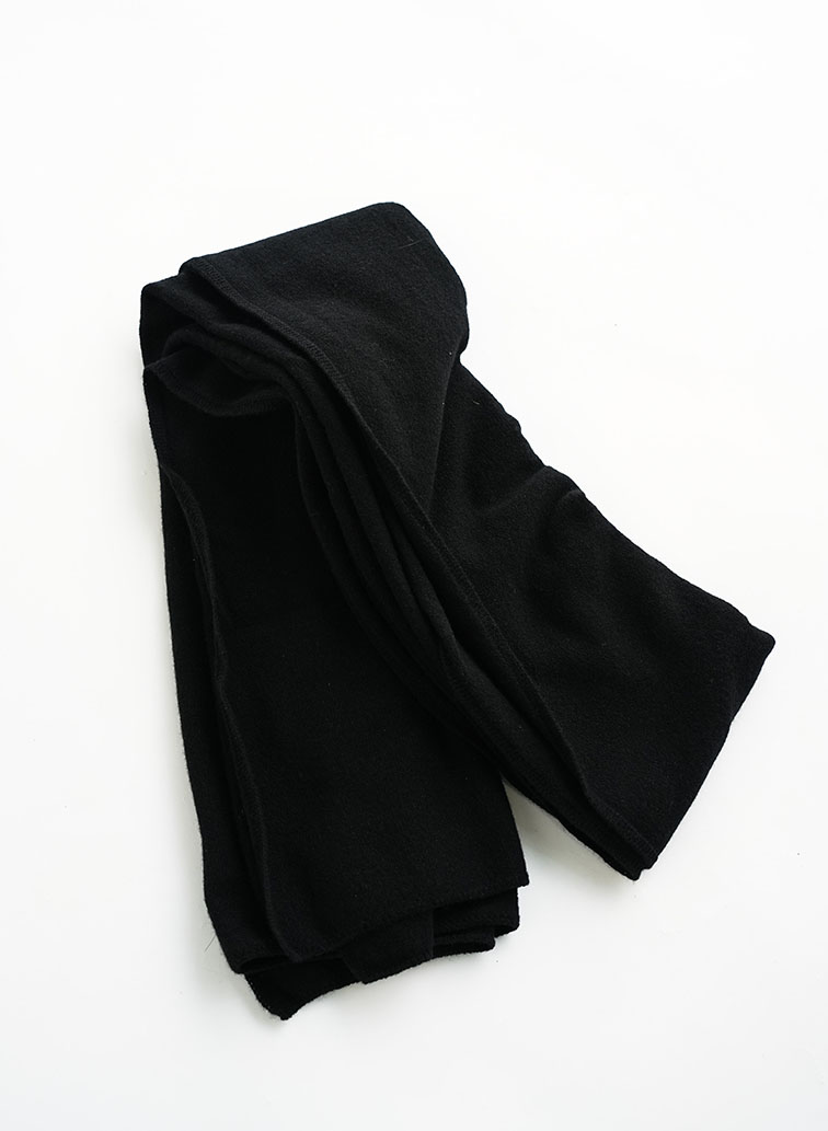 KNIT SHAWL 詳細画像 Black 2