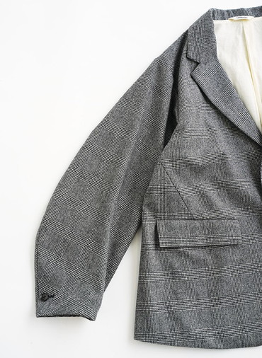 UNCONSTRUCTION JACKET（GLEN CHECK） 詳細画像 Gray 3