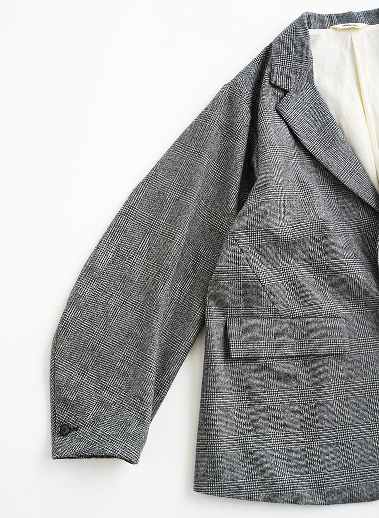 UNCONSTRUCTION JACKET（GLEN CHECK） 詳細画像 Gray 3