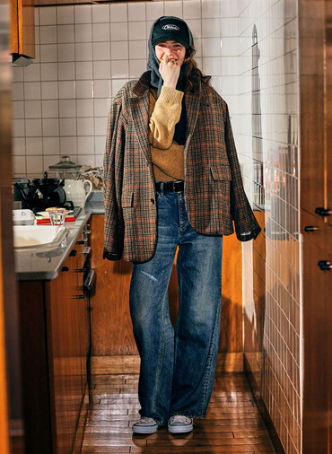 UNCONSTRUCTION JACKET（GUN CLUB CHECK） 詳細画像 Brown 5