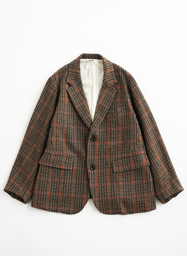 UNCONSTRUCTION JACKET（GUN CLUB CHECK） 詳細画像 Brown 1