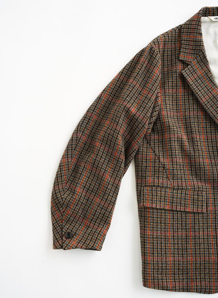 UNCONSTRUCTION JACKET（GUN CLUB CHECK） 詳細画像 Brown 3