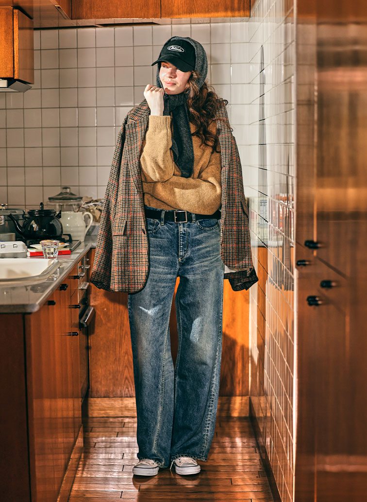 UNCONSTRUCTION JACKET（GUN CLUB CHECK） 詳細画像 Brown 9