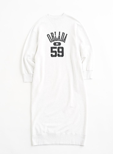 COLLEGE SWEAT DRESS