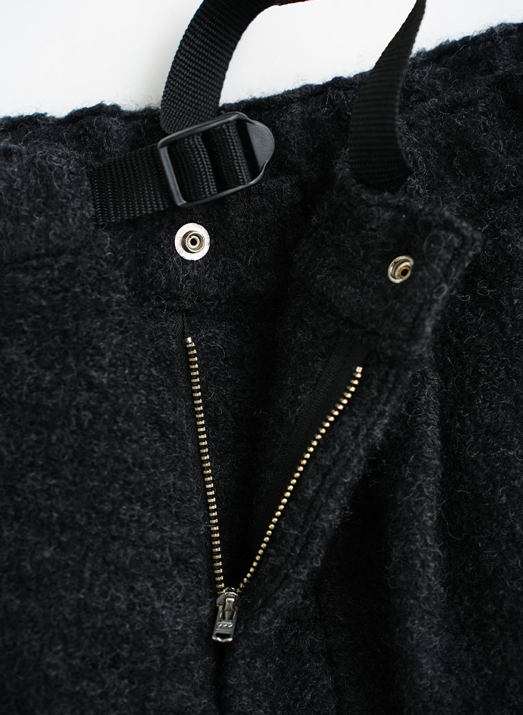 FINE PANTS（WOOL FLEECE ） 詳細画像 Charcoal Gray 3