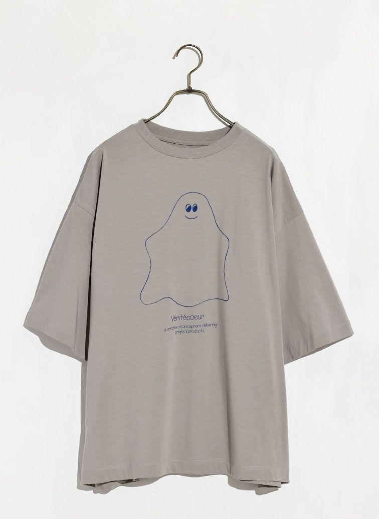 CLUÉL×Véritécoeur オリジナルプリントTee 詳細画像 Gray 1