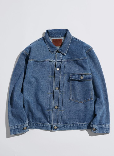 BRENDA BIG TRUCKER JACKET 詳細画像 Indigo 1