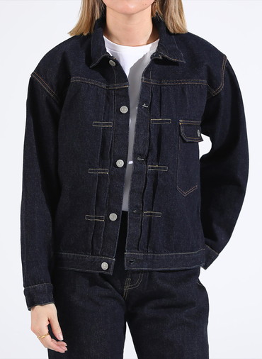 BRENDA BIG TRUCKER JACKET 詳細画像 Indigo 7