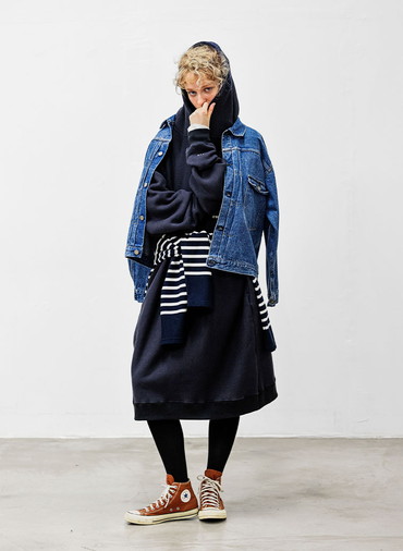 BRENDA BIG TRUCKER JACKET 詳細画像 Blue 2
