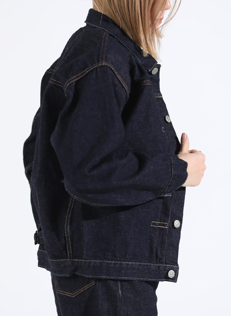 BRENDA BIG TRUCKER JACKET 詳細画像 Indigo 8