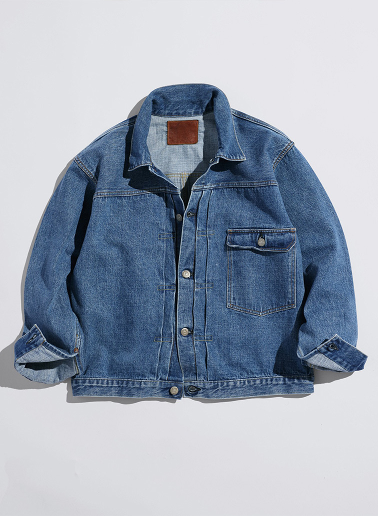 BRENDA BIG TRUCKER JACKET 詳細画像 Blue 1