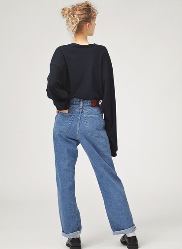 KAY HIGH WAIST JEANS 詳細画像 Blue 8