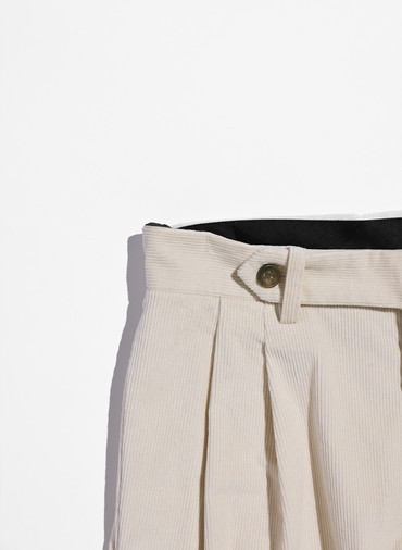 CORDUROY TROUSERS 詳細画像 Ivory 2