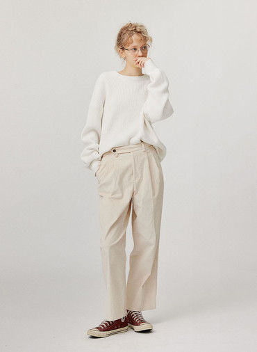 CORDUROY TROUSERS 詳細画像 Ivory 4