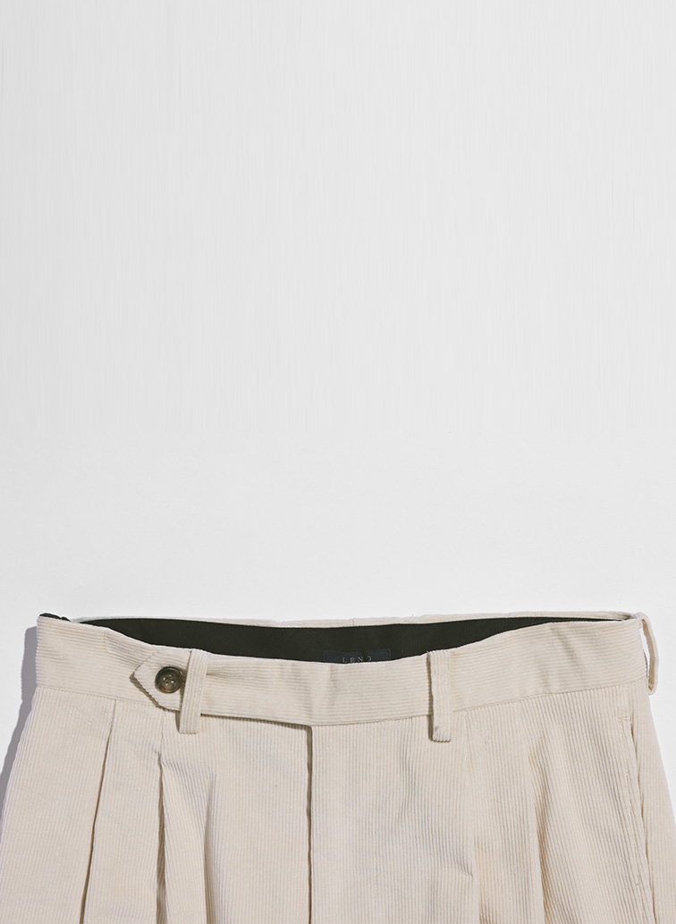 CORDUROY TROUSERS 詳細画像 Ivory 1