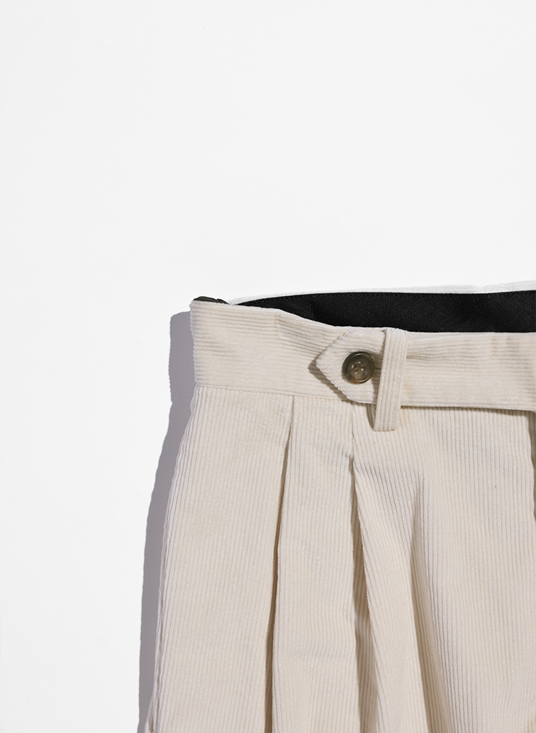 CORDUROY TROUSERS 詳細画像 Ivory 2