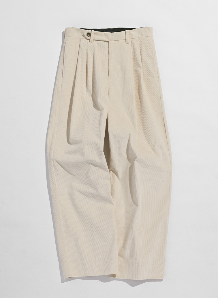 CORDUROY TROUSERS 詳細画像 Ivory 1