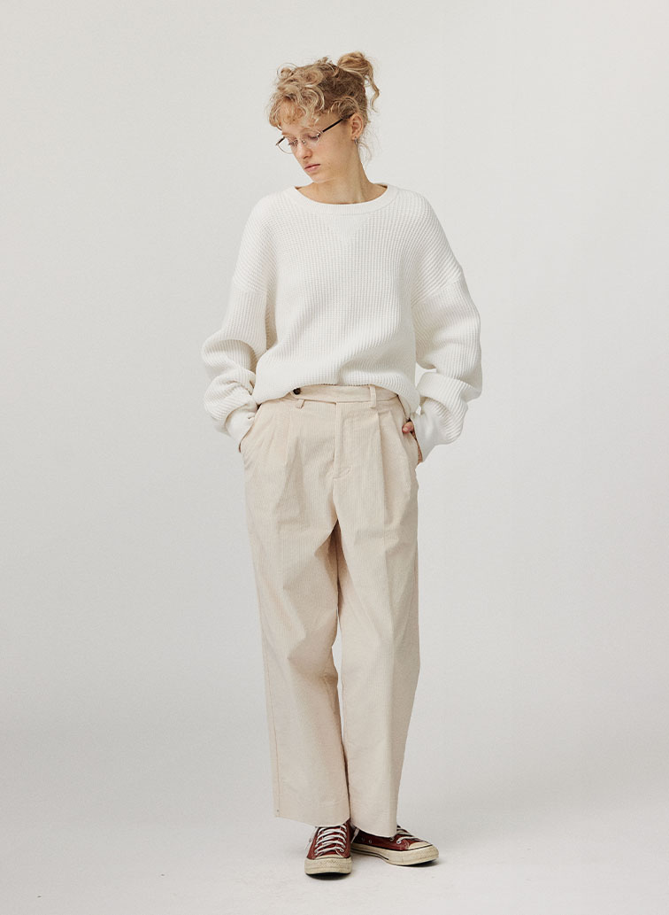 CORDUROY TROUSERS 詳細画像 Ivory 5