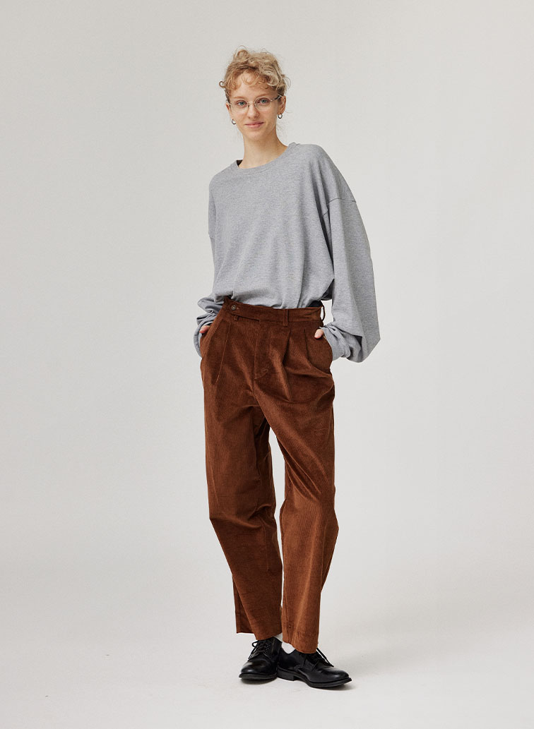 CORDUROY TROUSERS 詳細画像 Brown 3