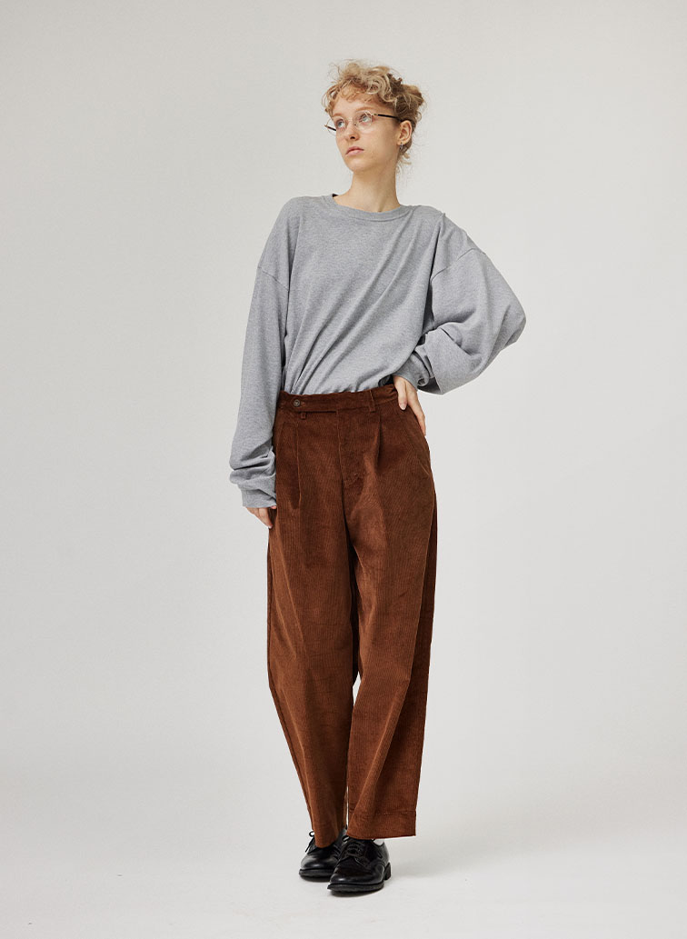 CORDUROY TROUSERS 詳細画像 Brown 4
