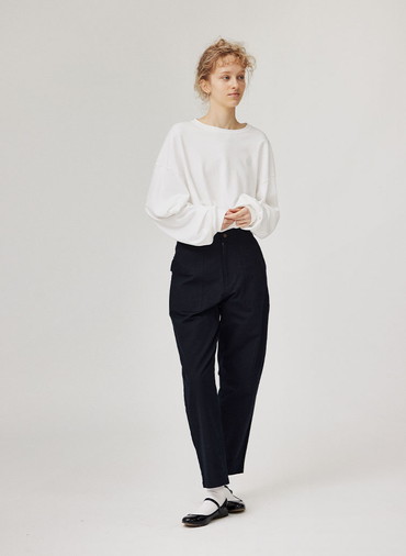 CREW NECK PULL OVER 詳細画像 White 4