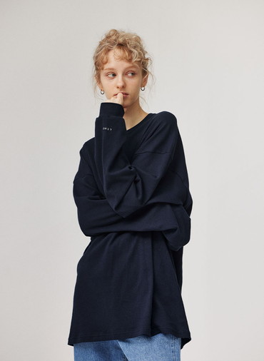CREW NECK PULL OVER 詳細画像 Navy 3
