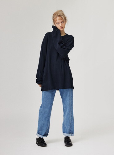 CREW NECK PULL OVER 詳細画像 Navy 5