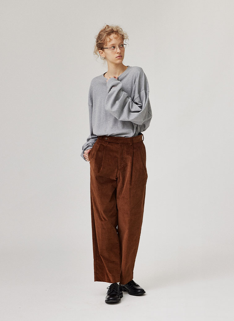 CREW NECK PULL OVER 詳細画像 Gray 5