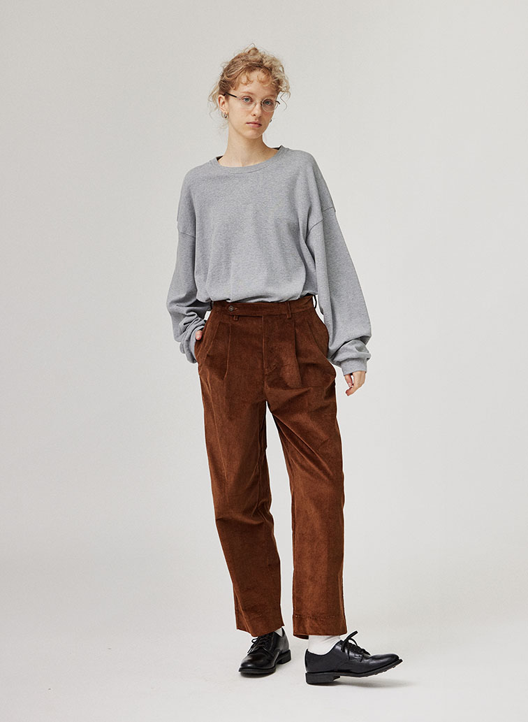 CREW NECK PULL OVER 詳細画像 Gray 7
