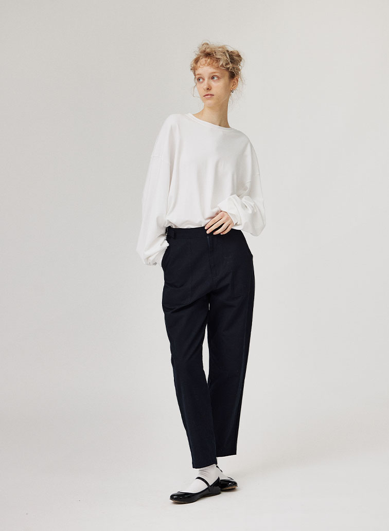 CREW NECK PULL OVER 詳細画像 White 3