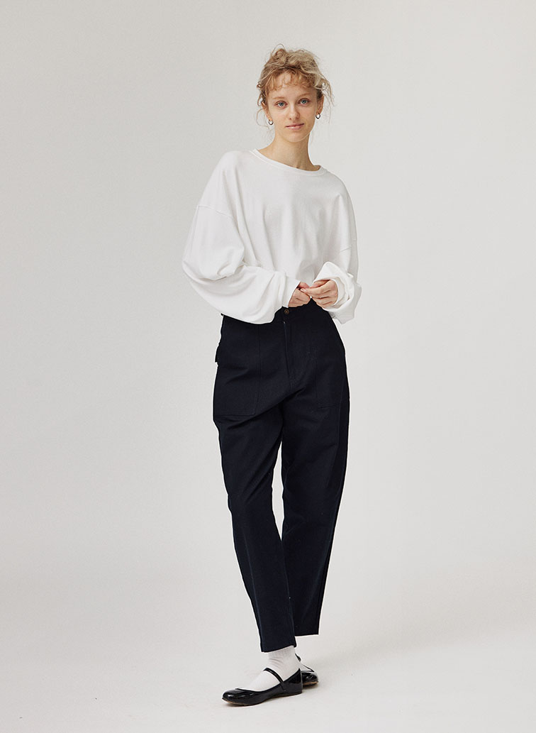 CREW NECK PULL OVER 詳細画像 White 5