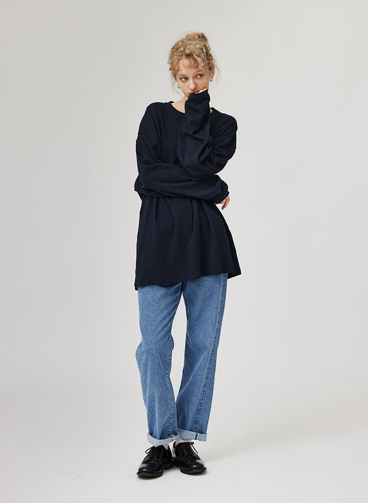 CREW NECK PULL OVER 詳細画像 Navy 6
