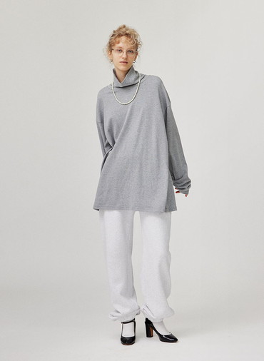 MOCK TURTLENECK PULL OVER 詳細画像 Gray 2