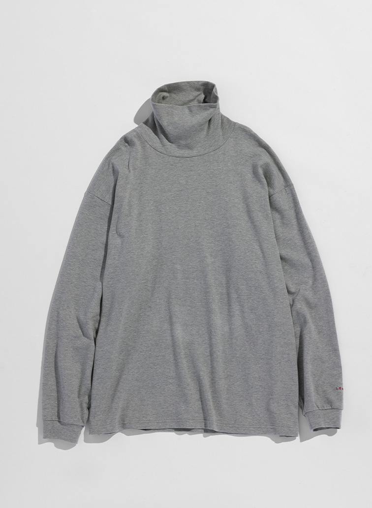 MOCK TURTLENECK PULL OVER 詳細画像 Gray 1
